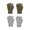 Celavi Unisex Baby Magic Gloves Finger Gloves, Military Olive