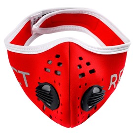 4sold Dust Mask, Breathing Mask, Face Mask, Mask, Washable, Dust Protection Mask, Replacement Filters, Anti-Pollen, Allergy with Valve, Motorcycle, Cycling, Outdoor Activities