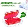 HCGADON Window Hummingbird Feeder with Strong Suction Cup, Plastic Hummingbird
