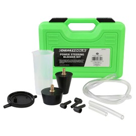 OEMTOOLS 27311 Power Steering and Brake Bleeder Kit, Removes Air from Fluid Lines After Repairs, Vacuum Adapter Kit for Reservoir Bleeding, Compatible with Most Pumps and Systems