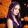 26 Inch Purple Hair Extensions, Purple Braid with a Drawstring