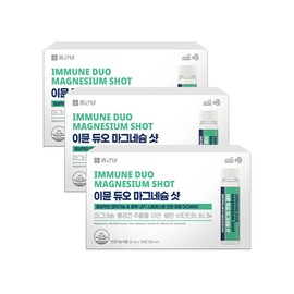 Chong Kun Dang Immune Duo Drinkable Liquid Magnesium Shots 3 boxes (30 bottles) Vitamin B selenium Rhodiola extract / 종근당 이뮨 듀오 마시는 액상 마그네슘 샷 3박스 (30병) 비타민B 셀렌 홍경천추출물