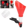 Engine Oil Funnel with Adjustable Fixed Bracket Drip Free Filling