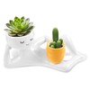 Lazy Guy Planter Resin Funny Planter Pot Efficient Drainage Greenery