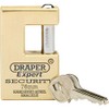Draper 64202 Expert Quality Close Solid Brass Padlock and 2