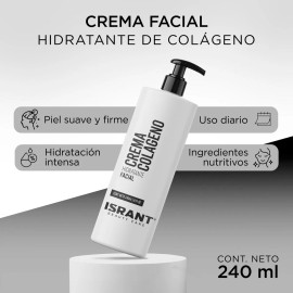 Crema Hidratante Facial De Colágeno 240ml Skin Care Isrant