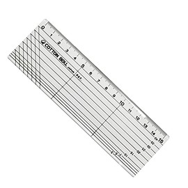 Gold Turtle Industry LH430102-1 Quilting Scale, 5.9 inches (15 cm), Black