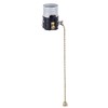 B&P Lamp® Pull Chain, Med. Base Lamp Socket Interior, 5"
