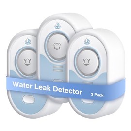 Water Leak Detector with 5-Year Battery Life - 3 Pack