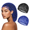 XRACEPHOL 2 PCS Hair Nets for Sleeping Mesh Crochet Hair