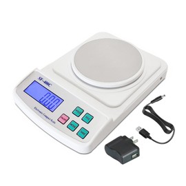 Eosphorus Báscula Electrónica Portátil de Ciencia, Balanza Digital de Laboratorio de Química, Báscula de Gramo Precisión de 0,01 g - Onzas y Gramos