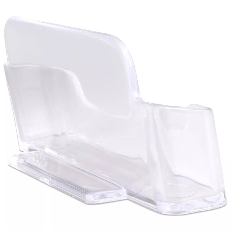 Beauticom 1pc Clear Acrylic Business Card Holder Display Stand Desktop