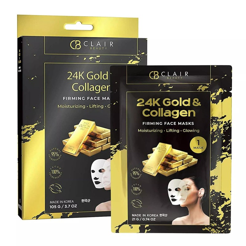 GOLD COLLAGEN/Clair Beauty CLAIR BEAUTY 24K Gold Collagen Firming Moisturizing