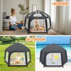 Zooawa Pop Up Playpen for Baby, Portable Playpen for Babies