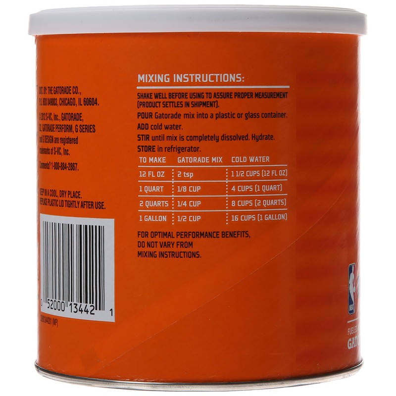 Gatorade Perform G2 02 Perform Thirst Quencher Instant Powder Fruit