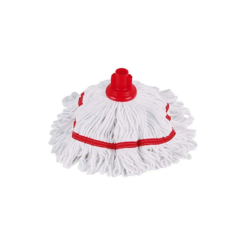 Abbey Hygiene Socket Mop Head 300grm Red -YLTR30