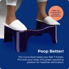 Squatty Potty Simple Bathroom Toilet Stool, Deep Purple 7", Ergonomic