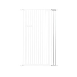 Lumizone Extra Tall Cat Gate Extension Kit 61.02" High Pressure Mounted 2025 New 4.13" Extra Wide 1.37" Gap No Drilling Tall Pet Gate for Dogs (White, 61.02" H x 4.13" W, Extension)