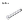 sourcing map Clevis Fork Bolts Single Hole Flat Head Galvanised