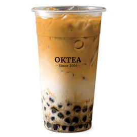 OKTEA Assam Delight Bubble Pearl Milk Tea Kit - Non-Dairy Creamer Edition - Assam Tea, Real Sugar, Preservative-Free Tapioca Balls, Includes Paper Straws - 3 Servings