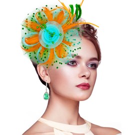 Stegosaurus Fascinators for Women, Tea Party Hats for Women Women's Fascinator HeadbandHair Clip for Wedding Cocktail