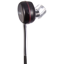 ELPA RE-03(BK) TV Earphones, Earphones, Wired 19.8 ft (3 m), Black