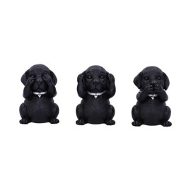 Kilts Wi Hae Three Wise Labradors - Hear No, Speak No, See No Evil Figurines