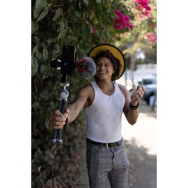 JOBY PodZilla Large Kit, Flexible Tripod with GripTight 360 Phone Mount, Phone Tripod from The Creators of GorillaPod, Compatible with iPhone, Smartphones, Action Cameras or Devices up to 2.5Kg, Grey