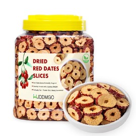 Pure Jujube Product, Dried Red Dates Slices, 1.1lb/500g oz Pitted Seedless Sweet Crispy Dates, for Brewing Tea Soup Baking Oatmeal Eat Directly Leisure Snacks.