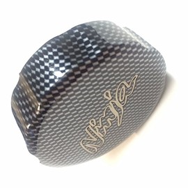 SMT-Carbon Brake Fluid Reservoir Cap Cover Ninja Engraved Compatible With KAWASAK Ninja ZX6R 1998-2014 ZX7R 1991-2003 ZX9R 1998-2003 ZX10R 2004-2014 ZX14R 2006-2014 [B017QP7ER8]