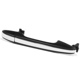 Factory Style Rear Exterior Car Door Handle Compatible with Scion tC Subaru Forester Impreza Legacy WRX STI XV Avalon Prius Sienna Venza 2009-2014, Driver or Passenger Side, Primered Black / Chrome