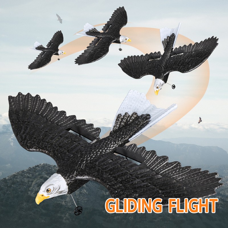 Bird Plane Toy 2 Channels Broken Resistant Remote Control Bird