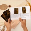 78 Tarot Cards with Guide Book, Black Tarot Deck Gift