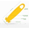 40 Pcs Safety Box Cutter T TOVIA Knife of Double-sided