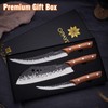 OPAYLY Hand-Forged Butcher & Carving Knife Set for Meat Cutting,