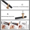 KOMOTIA 10 Pack 5 Inch Cabinet Pulls knurled Matte Black