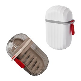 2 PCS Leakproof Travel Soap Case Soap Container with Draining Layer Portable Soap Travel Box for Bathroom Camping Gym Shampoo Bar Case Durable Design