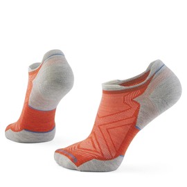 Smartwool Mens Run Targeted Cushion Low Ankle Socks Orange Rust/Ash Medium