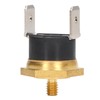 5PCS KSD301 Copper Thermostat Bimetal Normally Closed M4 Snap Disc