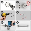 2 Pack 12 Inch Shower Grab Bar, ZUEXT Chrome Stainless