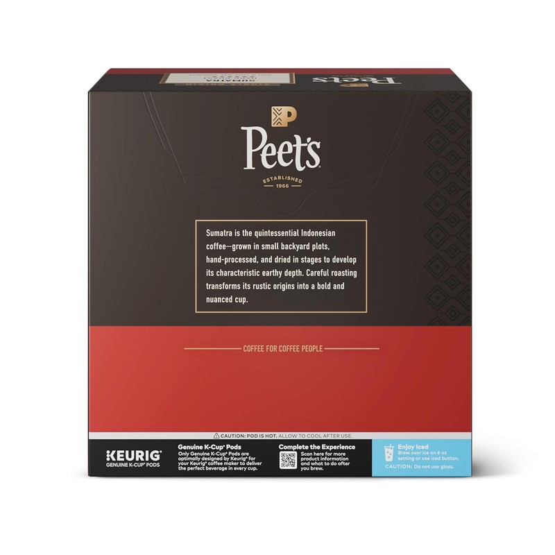 Peet's Coffee, Dark Roast Single Serve Coffee Pods, 100% Arabica