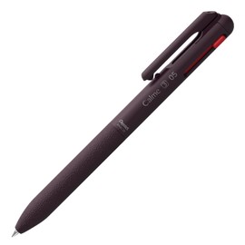 Pentel BXAC35L2 3-Color Ballpoint Pen, Limited, Calme, 0.02 inches (0.5 mm), Chestnut Purple