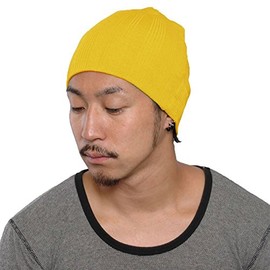 CHARM Casualbox Mens Womens Cool Sports Beanie Hat Unisex Knit Cap Style Fast Drying Yellow