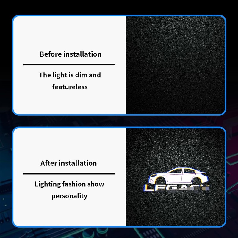 uunonaha LED Car Door Logo Lights Courtesy Projector Laser Welcome
