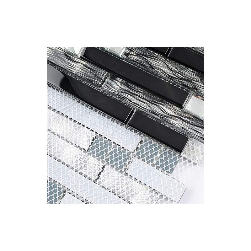 Stone Tile Mosaics Luxury Diamond Glass Mosaic Tile Series for