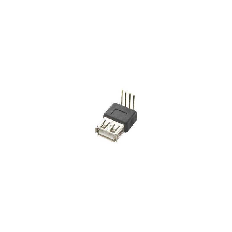 USB A Female 4 Pin 90 Degree PCB Terminals USB