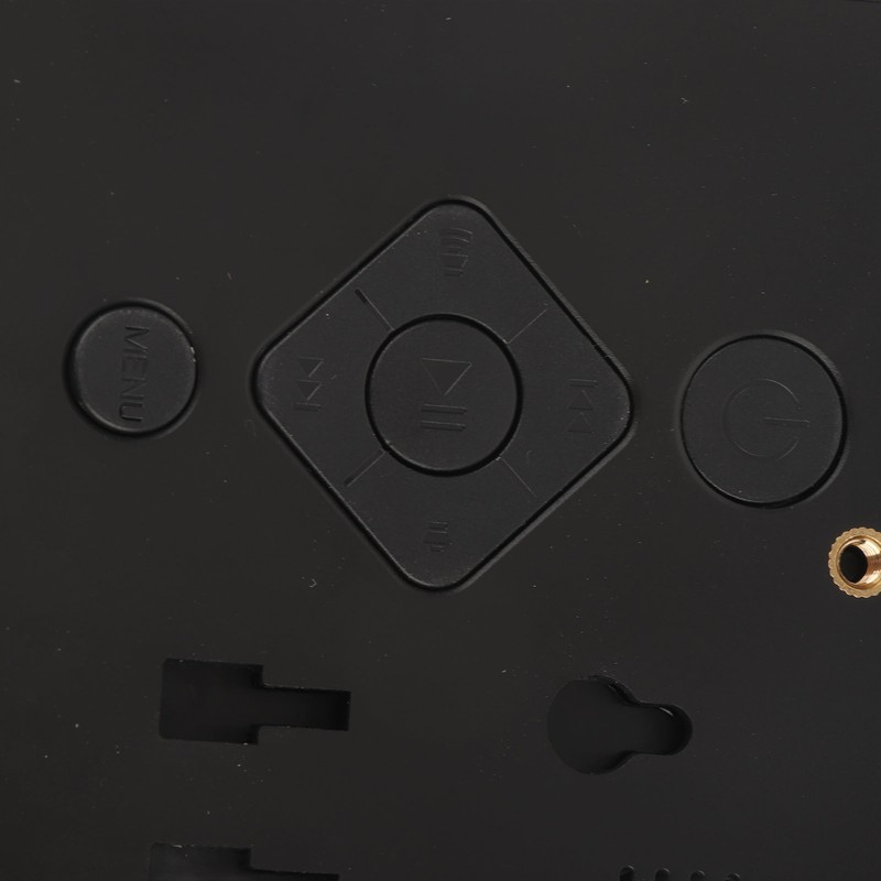 7 Inches Black Brightness Alarm Clock WIFI Synchronous Update With