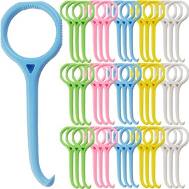 TIHOOD 45PCS Aligner Remover Tool, 5 Colors Clear Aligner Removal Tool for Invisible Removable Braces, Oral Care Disassembly Accessories