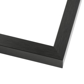 32x32 Shadow Box Charcoal Black Frame Display Case Solid Wood Picture Frame | 1" Inch Deep | with UV Acrylic Plexiglass, Foam Board Backing & Hanging Hardware