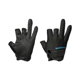 Shimano 01 Basic Gloves, 3-Cut GL-008Y, Black, M